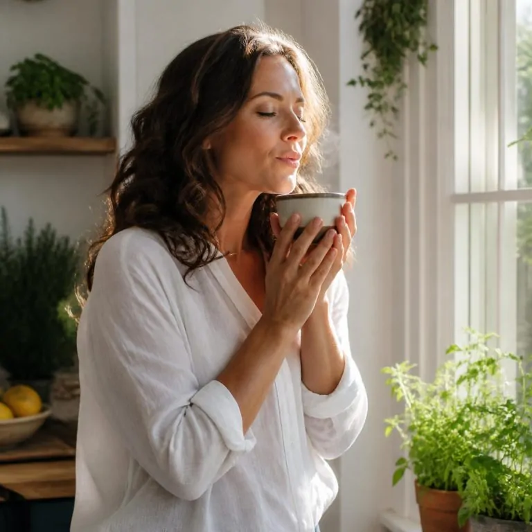 Femme face à une prise de poids abdominale liée au stress — cortisol et prise de poids